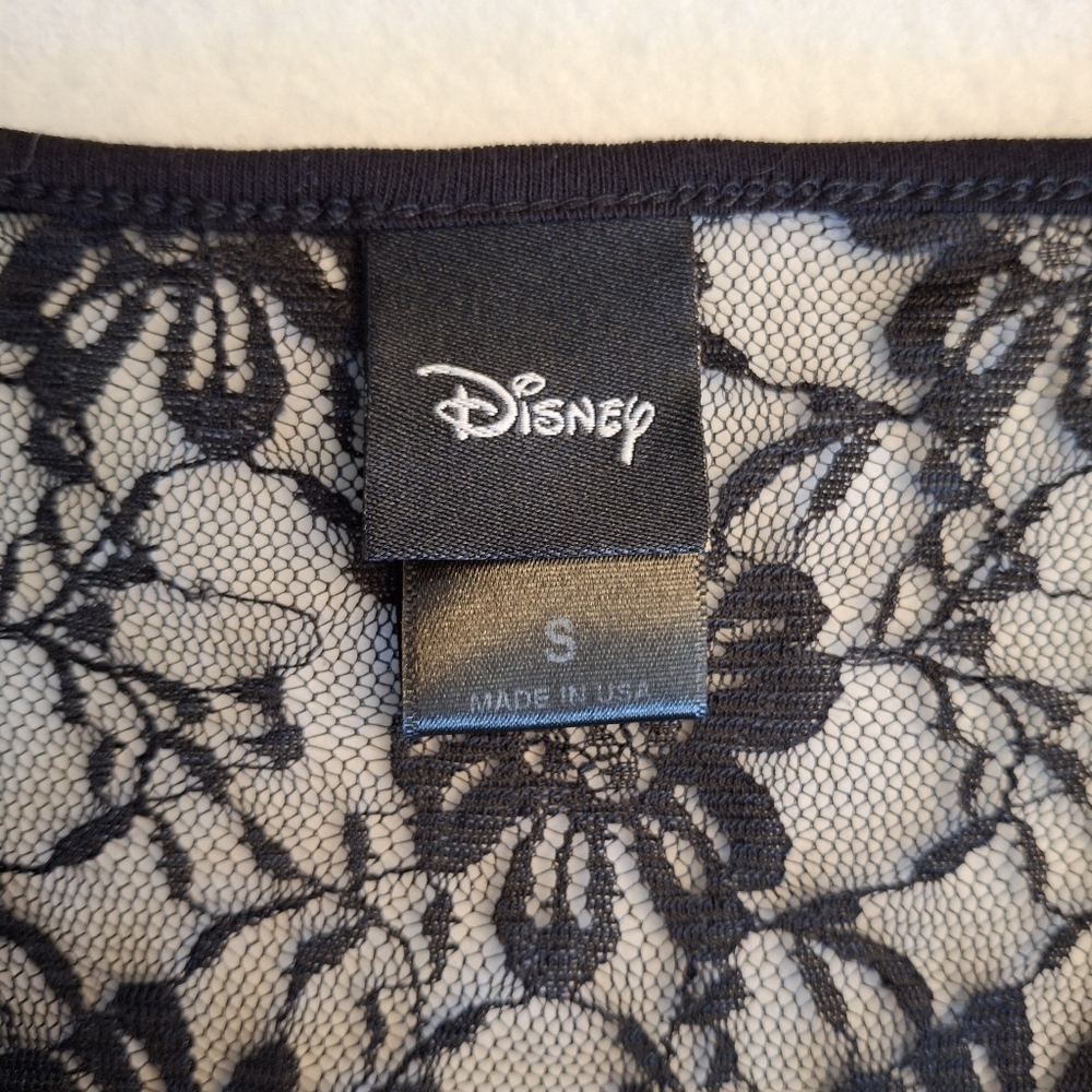 Disney Villains Stained Glass Border Dress Sz S - Picture 5 of 7